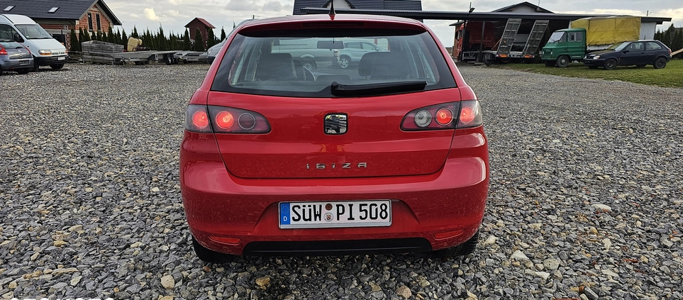 Seat Ibiza cena 14900 przebieg: 187329, rok produkcji 2007 z Byczyna małe 529